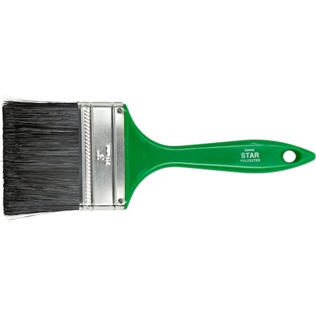 Pferd Wall Brush, Black Polyester, Grn Handle, 3 89739